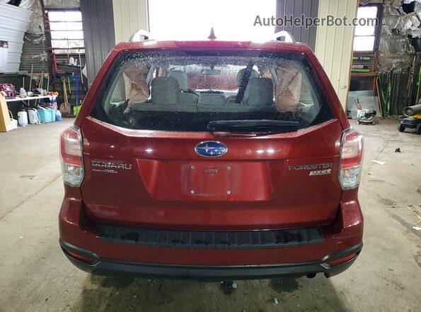 JF2SJABC2HH549443 2017 SUBARU FORESTER Burgundy უკანა ხედი