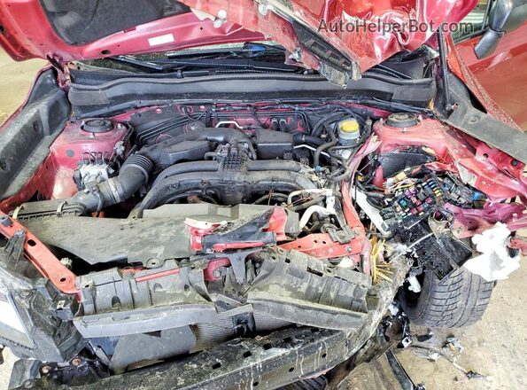 JF2SJABC2HH549443 2017 SUBARU FORESTER Burgundy ძრავის განყოფილების ხედი