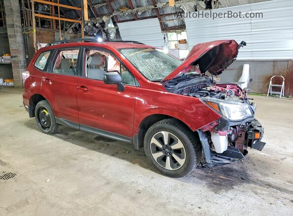 JF2SJABC2HH549443 2017 SUBARU FORESTER Burgundy წინა მარჯვენა