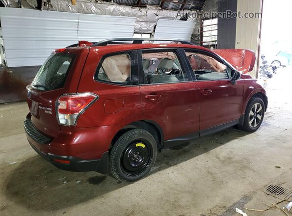 JF2SJABC2HH549443 2017 SUBARU FORESTER Burgundy უკანა მარჯვენა
