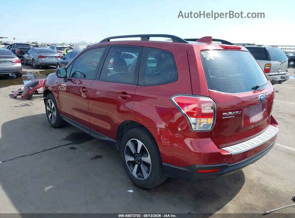 JF2SJABC2HH557753 2017 SUBARU FORESTER Red Հետևի ձախ
