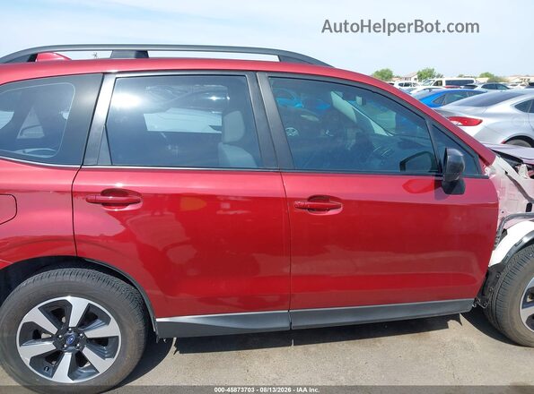 JF2SJABC2HH557753 2017 SUBARU FORESTER Red Սալոնի 360 աստիճան տեսք