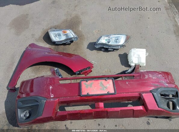 JF2SJABC2HH557753 2017 SUBARU FORESTER Red Սարքավորումների վահանակի տեսք