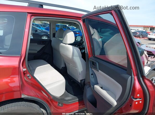 JF2SJABC2HH557753 2017 SUBARU FORESTER Red VIN կոդի պիտակի տեսք