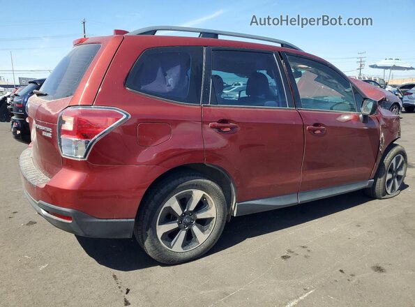 JF2SJABC2HH590154 2017 SUBARU FORESTER Красный Задняя правая четверть