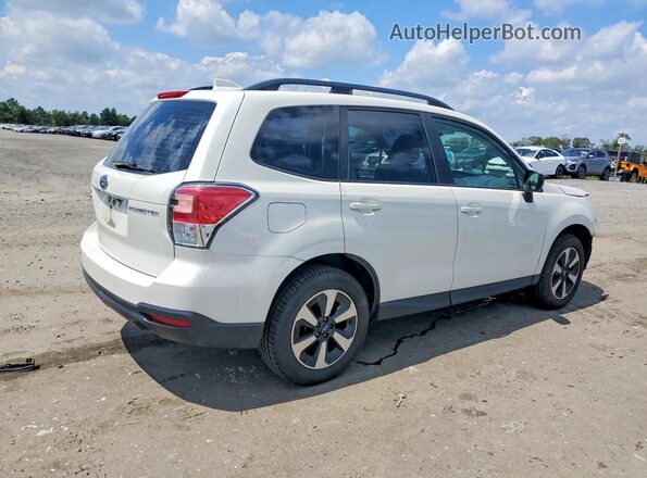 JF2SJABC2JH417174 2018 SUBARU FORESTER White Trasero derecho