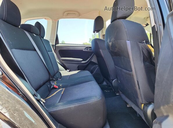 JF2SJABC3GH520774 2016 SUBARU FORESTER Black Вид задніх сидінь