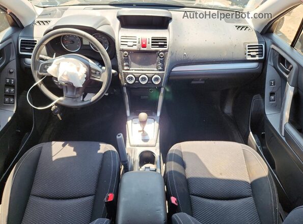 JF2SJABC3GH520774 2016 SUBARU FORESTER Black Вид панелі приладів