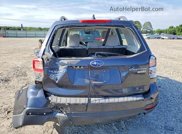 JF2SJABC3HH456155 2017 SUBARU FORESTER Blue Вид ззаду