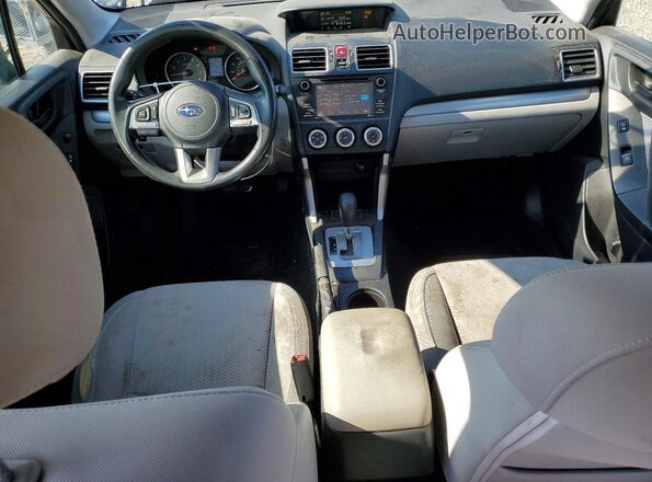 JF2SJABC3HH456155 2017 SUBARU FORESTER Blue Вид панелі приладів