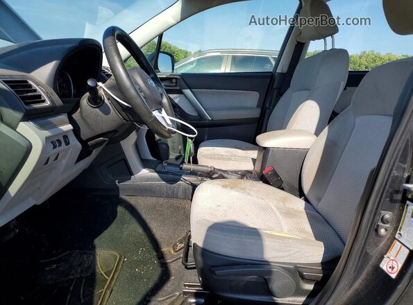 JF2SJABC3HH456155 2017 SUBARU FORESTER Blue Вид салону спереду