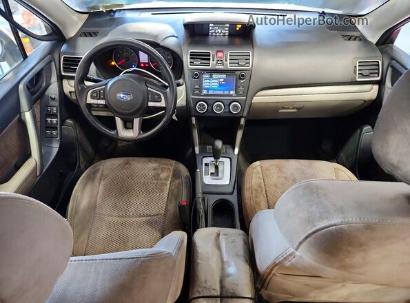 JF2SJABC3HH539276 2017 SUBARU FORESTER Silver Вид панелі приладів