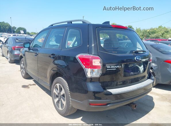 JF2SJABC3JH413537 2018 SUBARU FORESTER Black Հետևի ձախ