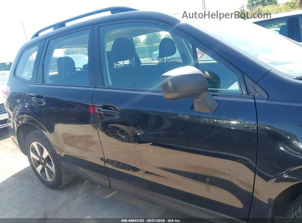 JF2SJABC3JH413537 2018 SUBARU FORESTER Black Սալոնի հետևի տեսք