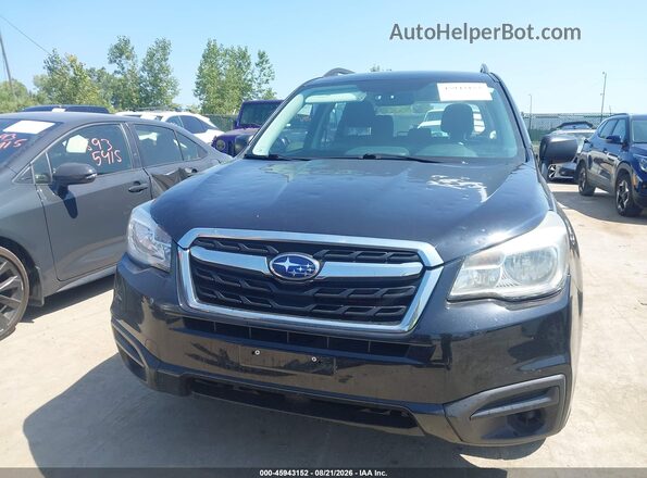 JF2SJABC3JH413537 2018 SUBARU FORESTER Black Սարքավորումների վահանակի տեսք