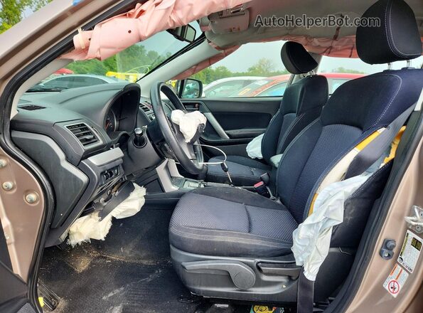 JF2SJABC4GH429173 2016 SUBARU FORESTER Tan Vista interior delantera