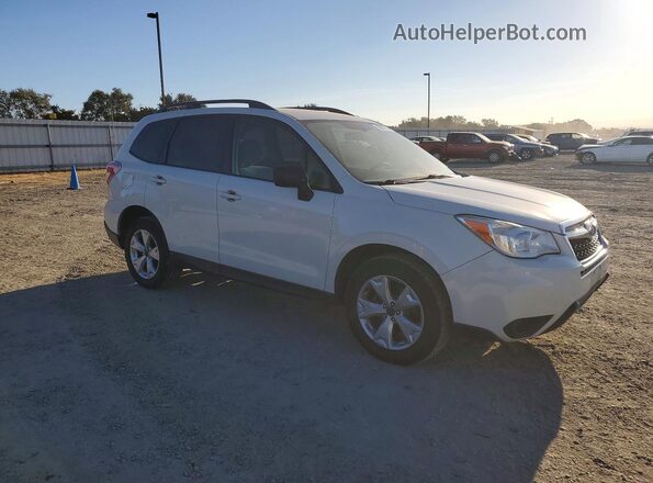 JF2SJABC4GH434714 2016 SUBARU FORESTER White Դիմացի տեսք