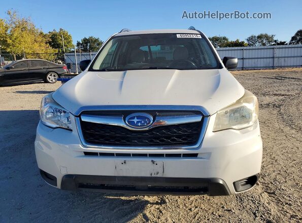 JF2SJABC4GH434714 2016 SUBARU FORESTER White Հետևի տեսք