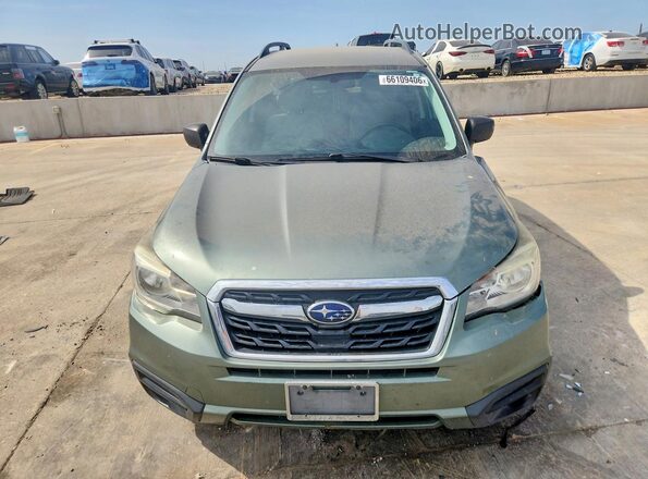 JF2SJABC4JH499781 2018 SUBARU FORESTER Зеленый Вид спереди