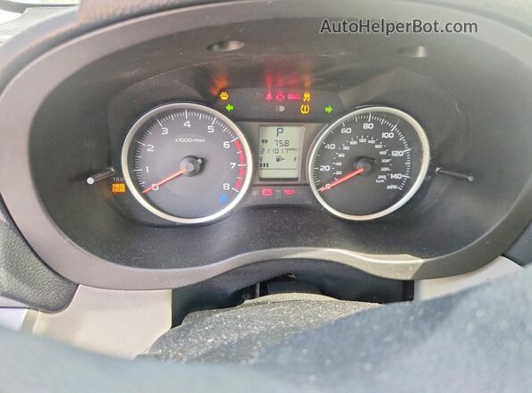 JF2SJABC4JH499781 2018 SUBARU FORESTER Зеленый Вид щитка приборов