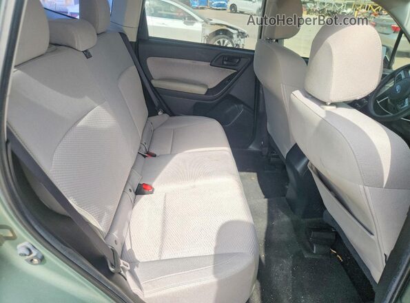 JF2SJABC4JH499781 2018 SUBARU FORESTER Зеленый Вид задней части салона