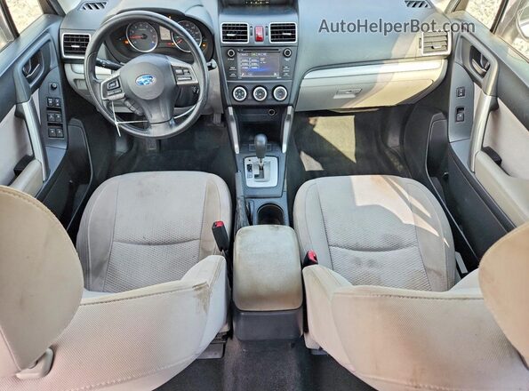 JF2SJABC5GH526317 2016 SUBARU FORESTER Silver Widok deski rozdzielczej