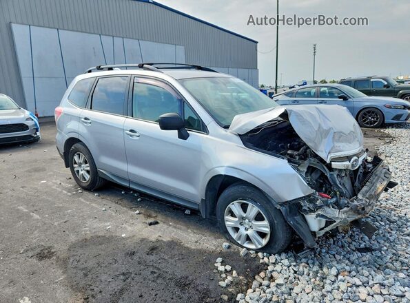 JF2SJABC5GH526317 2016 SUBARU FORESTER Silver Przód prawy