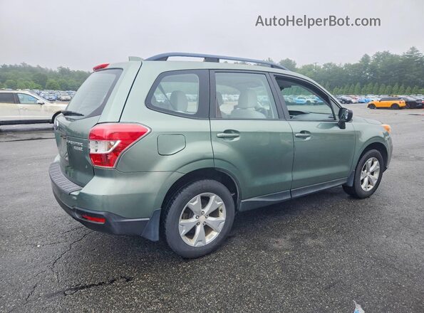 JF2SJABC5GH536393 2016 SUBARU FORESTER Green უკანა მარჯვენა