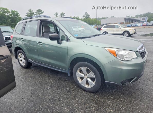 JF2SJABC5GH536393 2016 SUBARU FORESTER Green წინა მარჯვენა