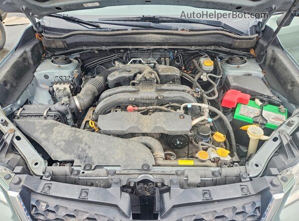 JF2SJABC5GH536393 2016 SUBARU FORESTER Green ძრავის განყოფილების ხედი