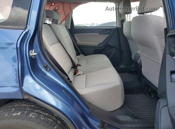 JF2SJABC5JH469219 2018 SUBARU FORESTER Blue Հետևի նստատեղերի տեսք
