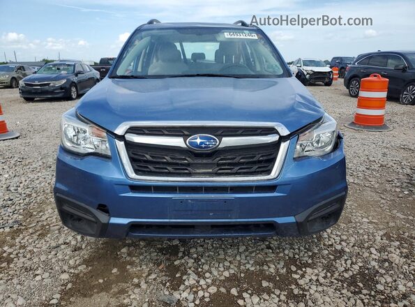 JF2SJABC5JH469219 2018 SUBARU FORESTER Blue წინა ხედი