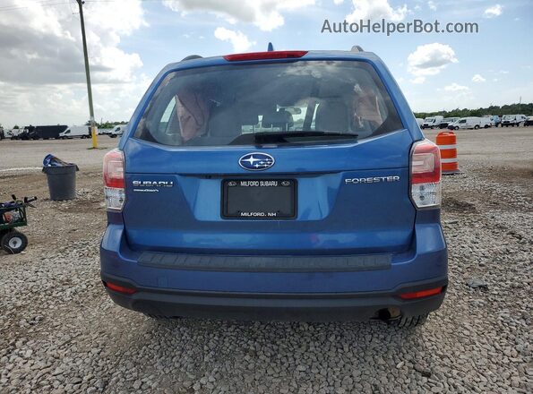 JF2SJABC5JH469219 2018 SUBARU FORESTER Blue Rear view