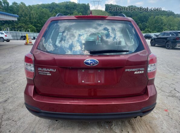 JF2SJABC6GH513964 2016 SUBARU FORESTER Red Vista trasera