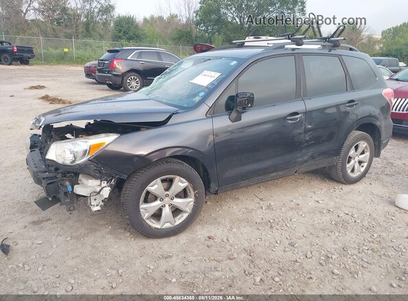 JF2SJABC6GH557737 2016 SUBARU FORESTER Серый Передняя левая четверть