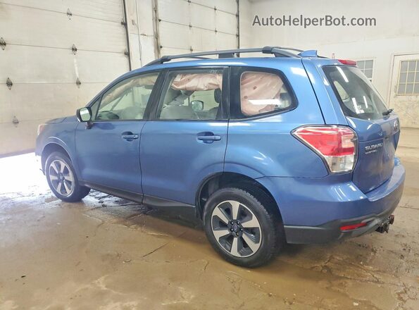 JF2SJABC6HH492356 2017 SUBARU FORESTER Blue Հետևի ձախ