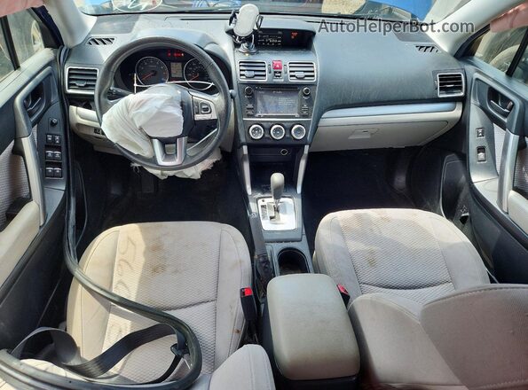 JF2SJABC6HH492356 2017 SUBARU FORESTER Blue Առջևի վահանակի տեսք