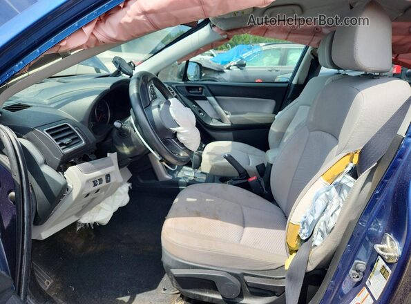 JF2SJABC6HH492356 2017 SUBARU FORESTER Blue Սալոնի դիմացի տեսք