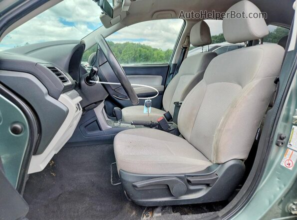 JF2SJABC6HH543368 2017 SUBARU FORESTER Green წინა სალონის ხედი