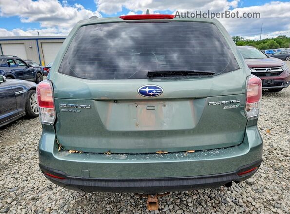 JF2SJABC6HH543368 2017 SUBARU FORESTER Green უკანა ხედი