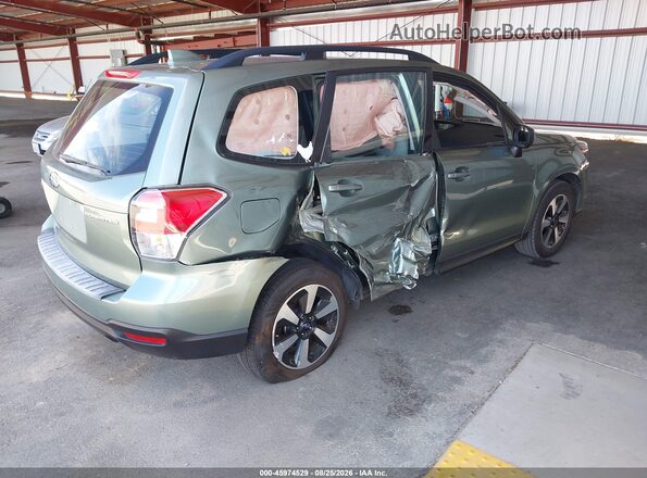 JF2SJABC6JH489303 2018 SUBARU FORESTER Green უკანა მარჯვენა