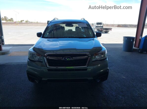 JF2SJABC6JH489303 2018 SUBARU FORESTER Green ხელსაწყოთა პანელის ხედი