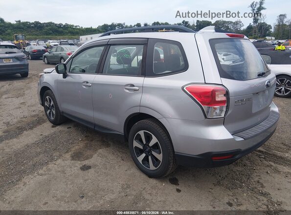 JF2SJABC6JH540329 2018 SUBARU FORESTER Silver Rear left