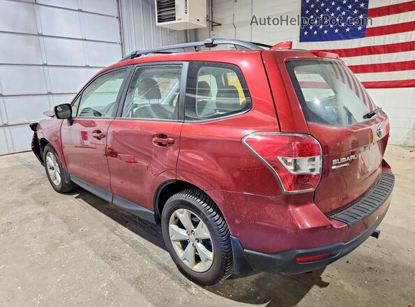 JF2SJABC7GH445139 2016 SUBARU FORESTER Бордовый Задняя левая четверть