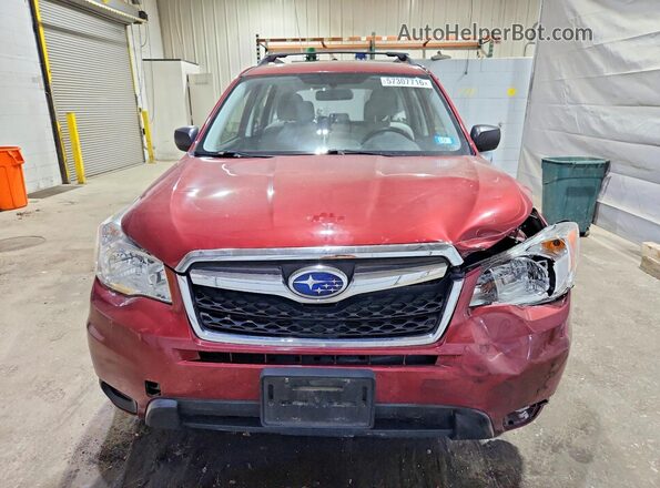 JF2SJABC7GH445139 2016 SUBARU FORESTER Бордовый Вид спереди