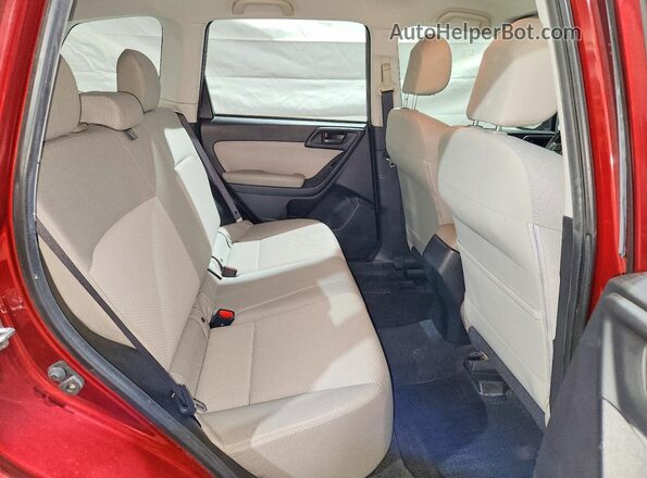 JF2SJABC7GH445139 2016 SUBARU FORESTER Бордовый Вид задних сидений