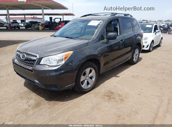 JF2SJABC7GH470400 2016 SUBARU FORESTER Gray Vista tres cuartos delantera izquierda