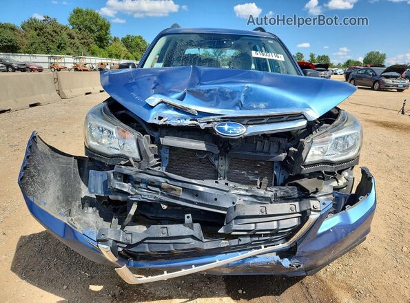 JF2SJABC7HH412305 2017 SUBARU FORESTER Blue Vista frontal