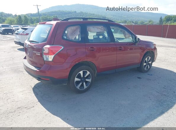 JF2SJABC7HH472889 2017 SUBARU FORESTER Red უკანა მარჯვენა