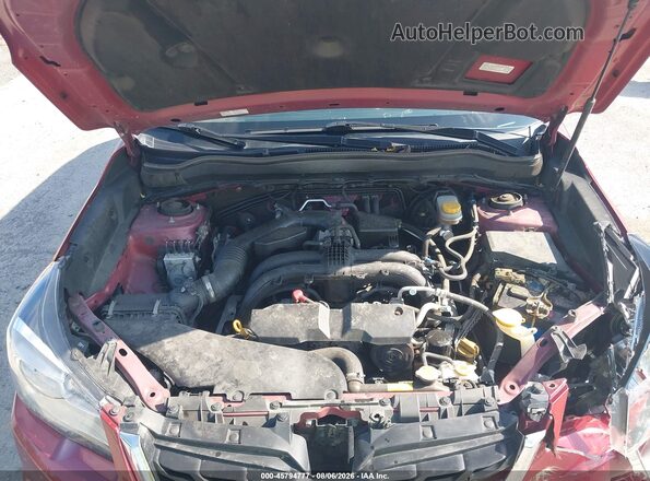 JF2SJABC7HH472889 2017 SUBARU FORESTER Red უკანა ხედი